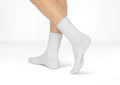 Extra Roomy Diabetic Socks (Thick) - White