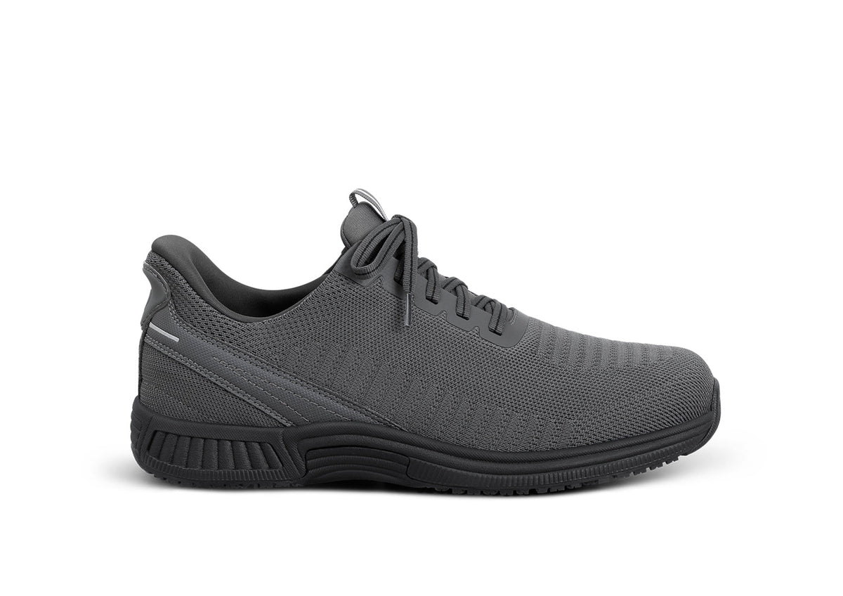 Black and Gray Athletic Shoes with Cushioned Design Men main image 3