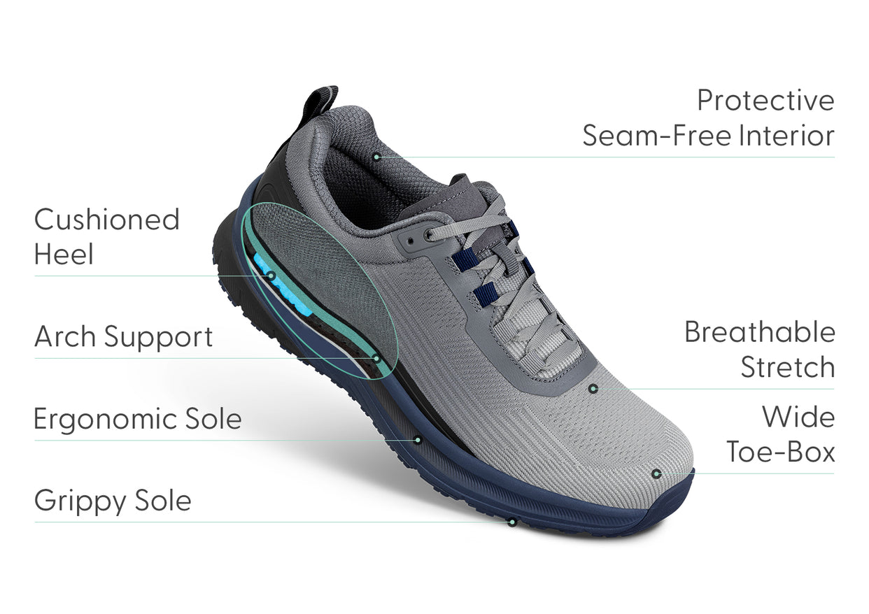 Race - Gray/Navy