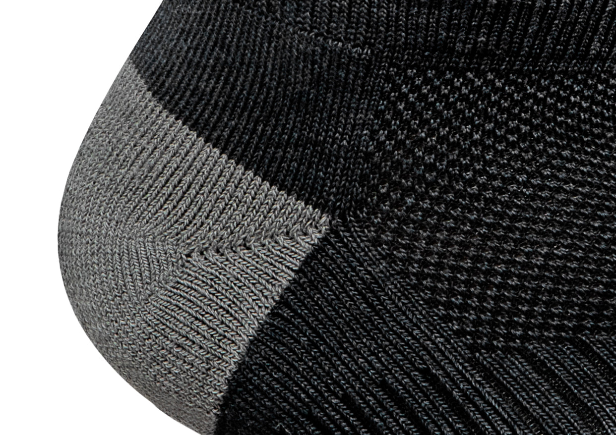 Soulagement des oignons, chaussettes basses rembourrées - Noir