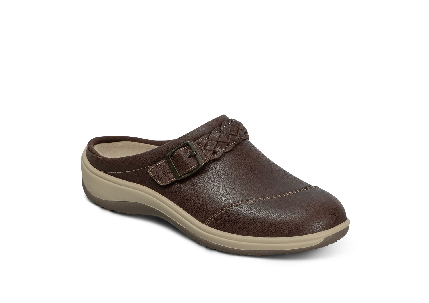 Taupe slip deals on shoes