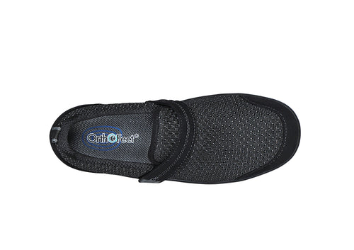 Orthopedic Women's Slip-On Shoes | Quincy Black – OrthoFeet