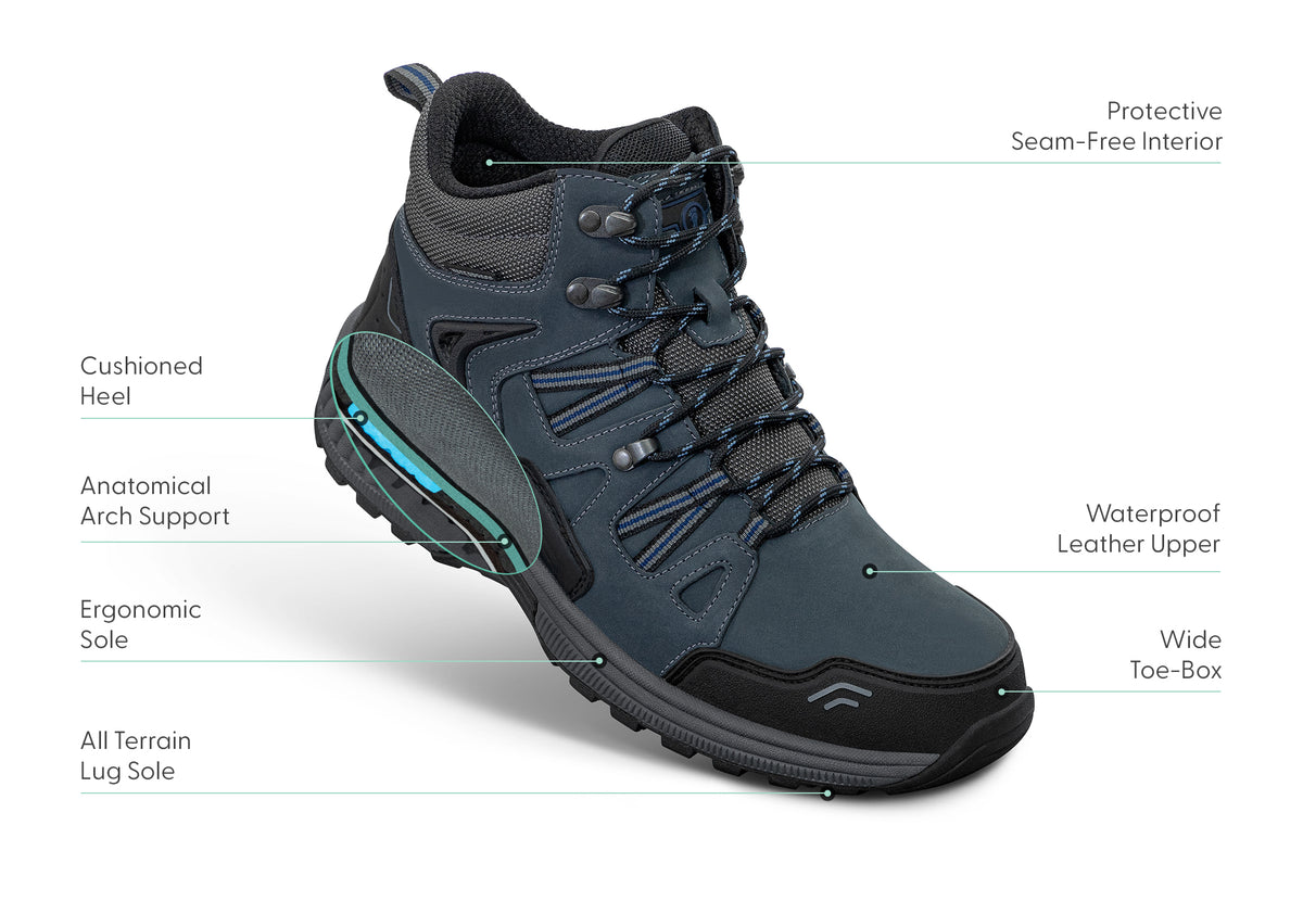 Arch Booster System Women's Waterproof Walking Outdoor Shoes – Orthofeet®