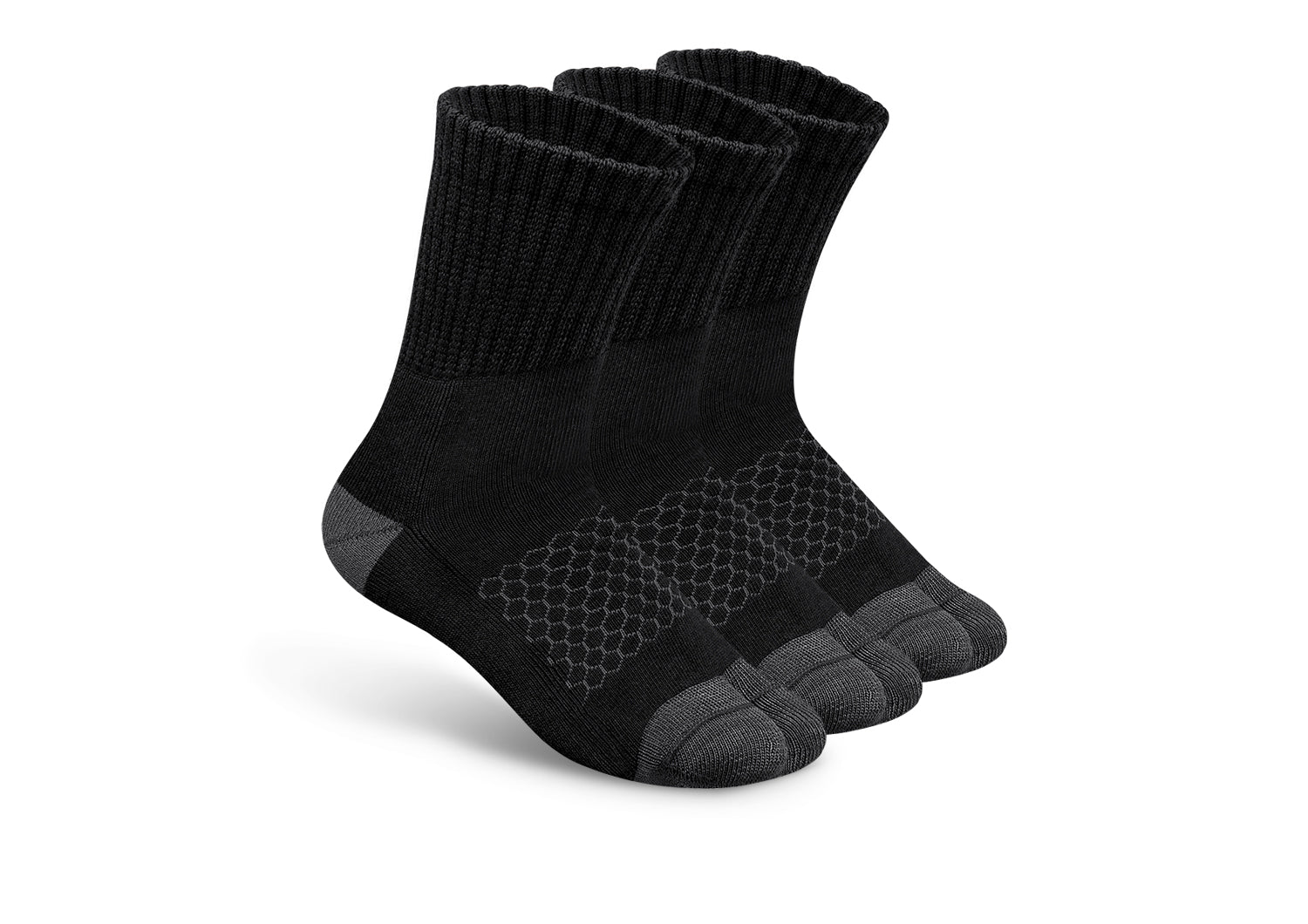 Bunion Relief Padded Ankle Socks Black