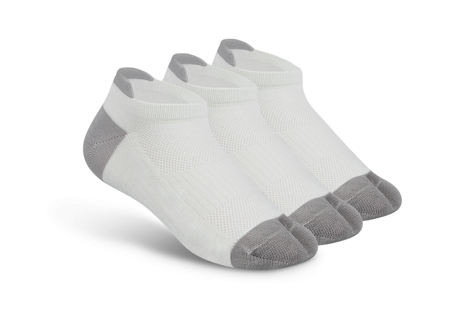 Bunion Relief Padded Low Cut Socks White