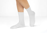 Casual/Dress Diabetic Socks - White