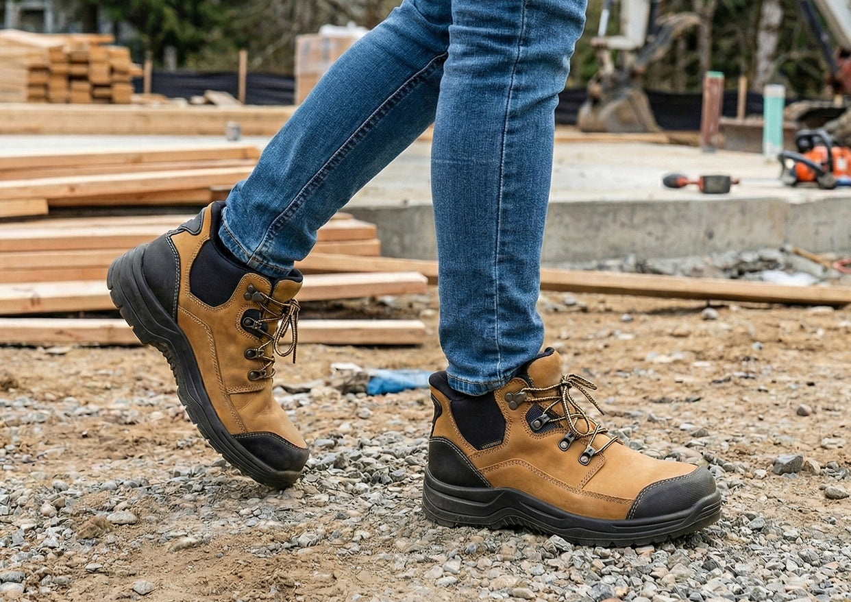Quartz Hands-Free Work Boots - Wheat