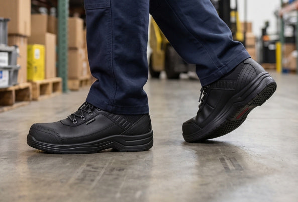 Men's Slate Hands-Free Work Shoes - Black SKU: 20081