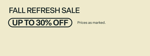 Fall Refresh Sale 2026