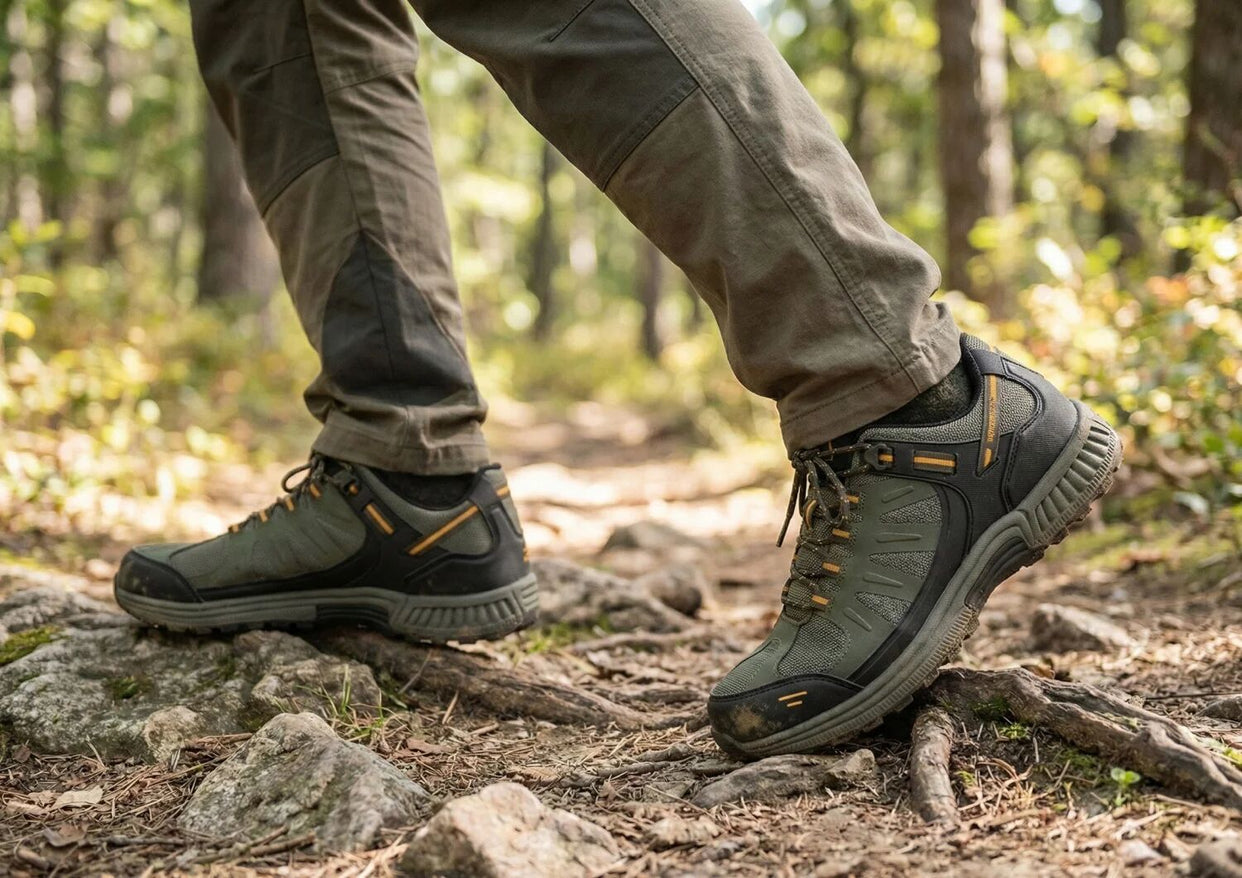 Men's Avalon Waterproof Outdoor Shoes in Olive – Orthofeet®