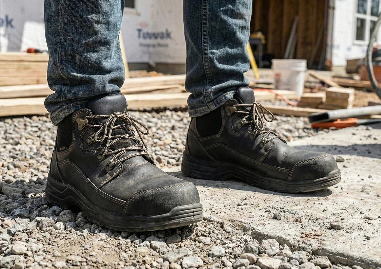Graphite Hands-Free Work Boots - Black