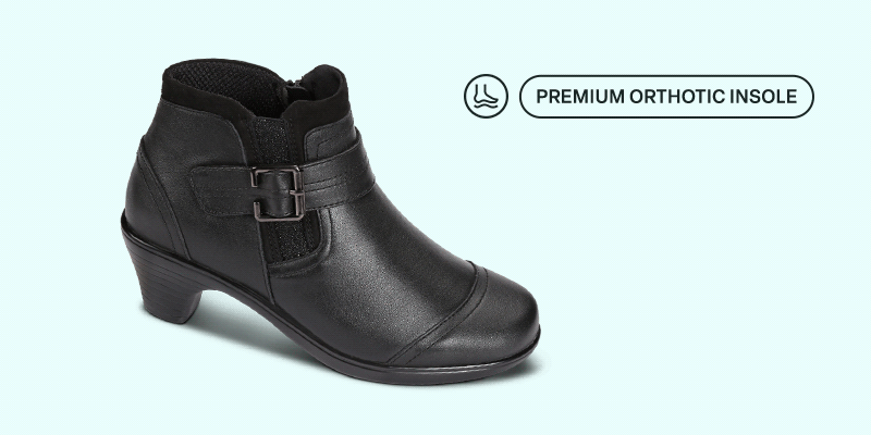 OrthoFeet Emma Supportive Comfort Women's Boots Brown - 9 Wide OrthoFeet Emma Supportive Comfort Women's Boots Brown - 9 Wide