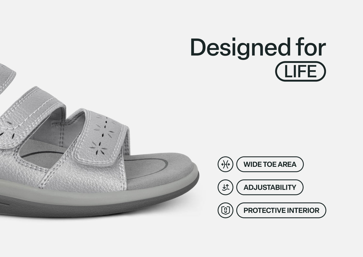 Sahara - Silver Metallic