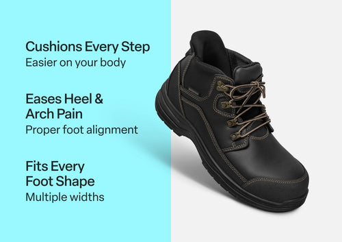 Graphite Hands-Free Work Boots - Black