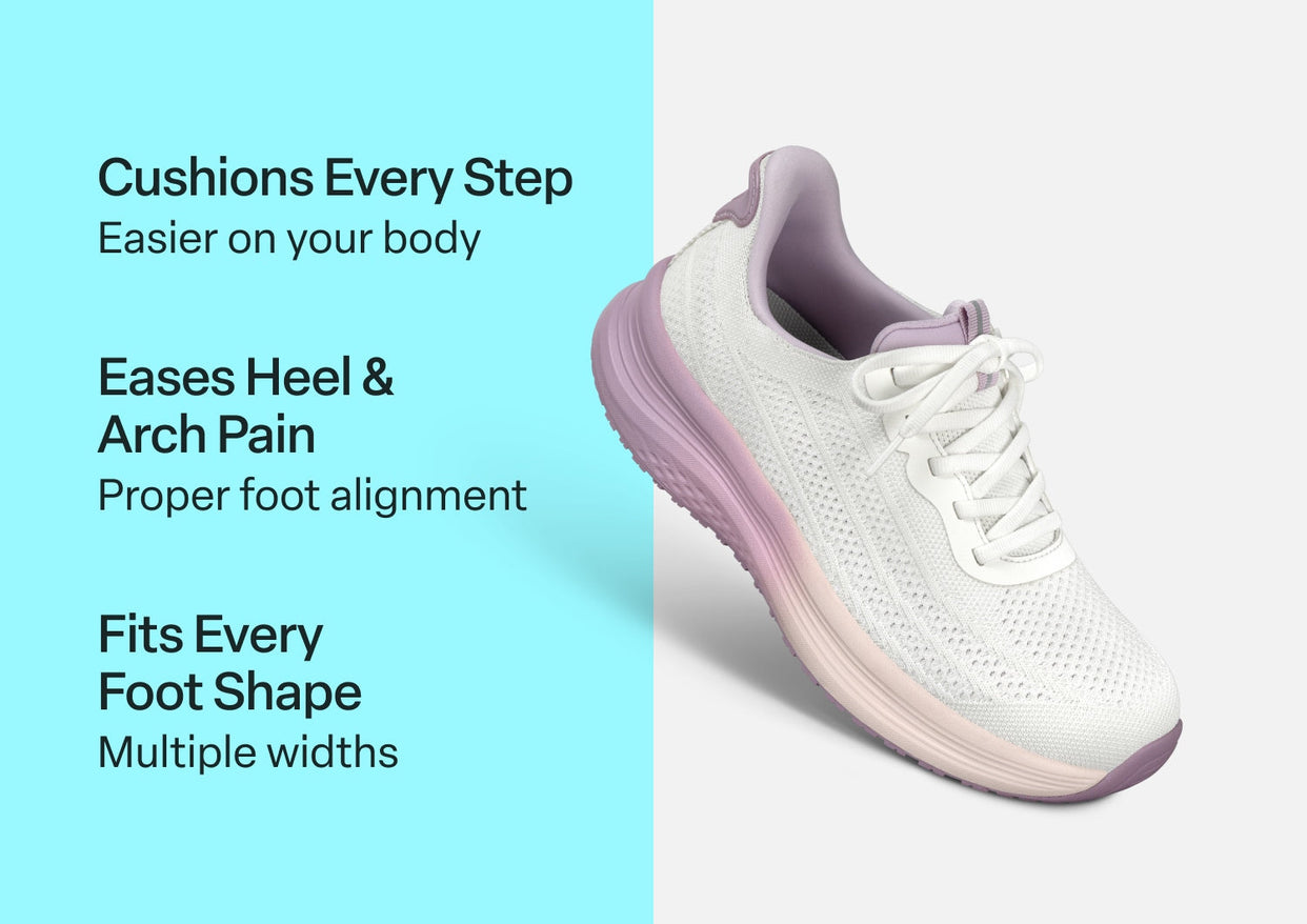 Nira Hands-Free - White/Lavender