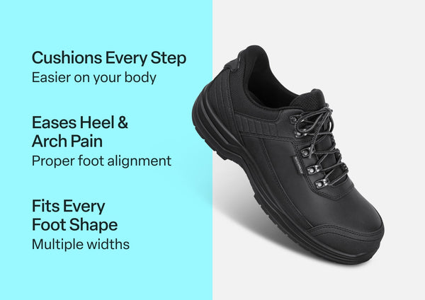 Slate Hands-Free Work Shoes - Black