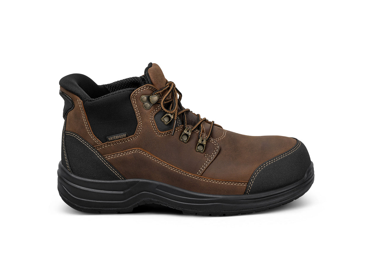 Graphite Hands-Free Work Boots - Brown