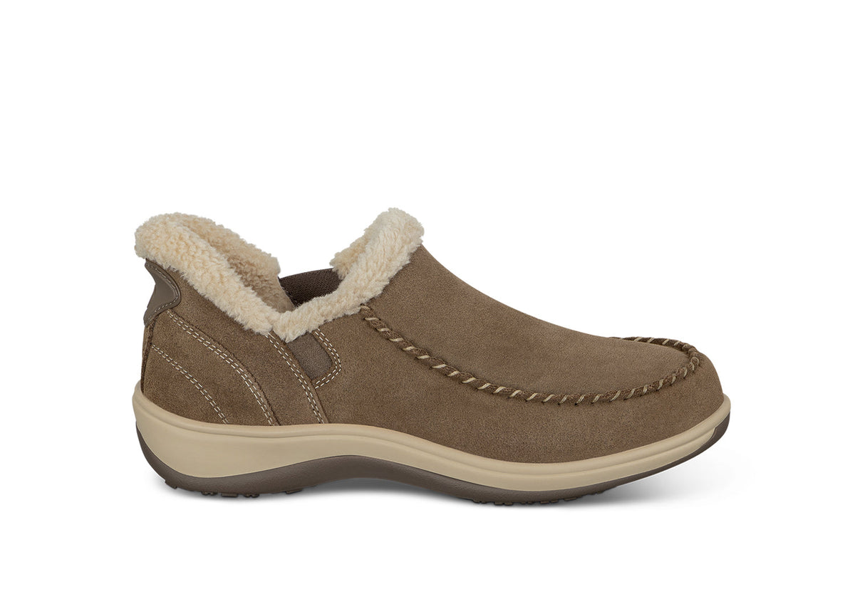 Women's Lorin Hands-Free Orthopedic Slippers in Light Brown – Orthofeet®
