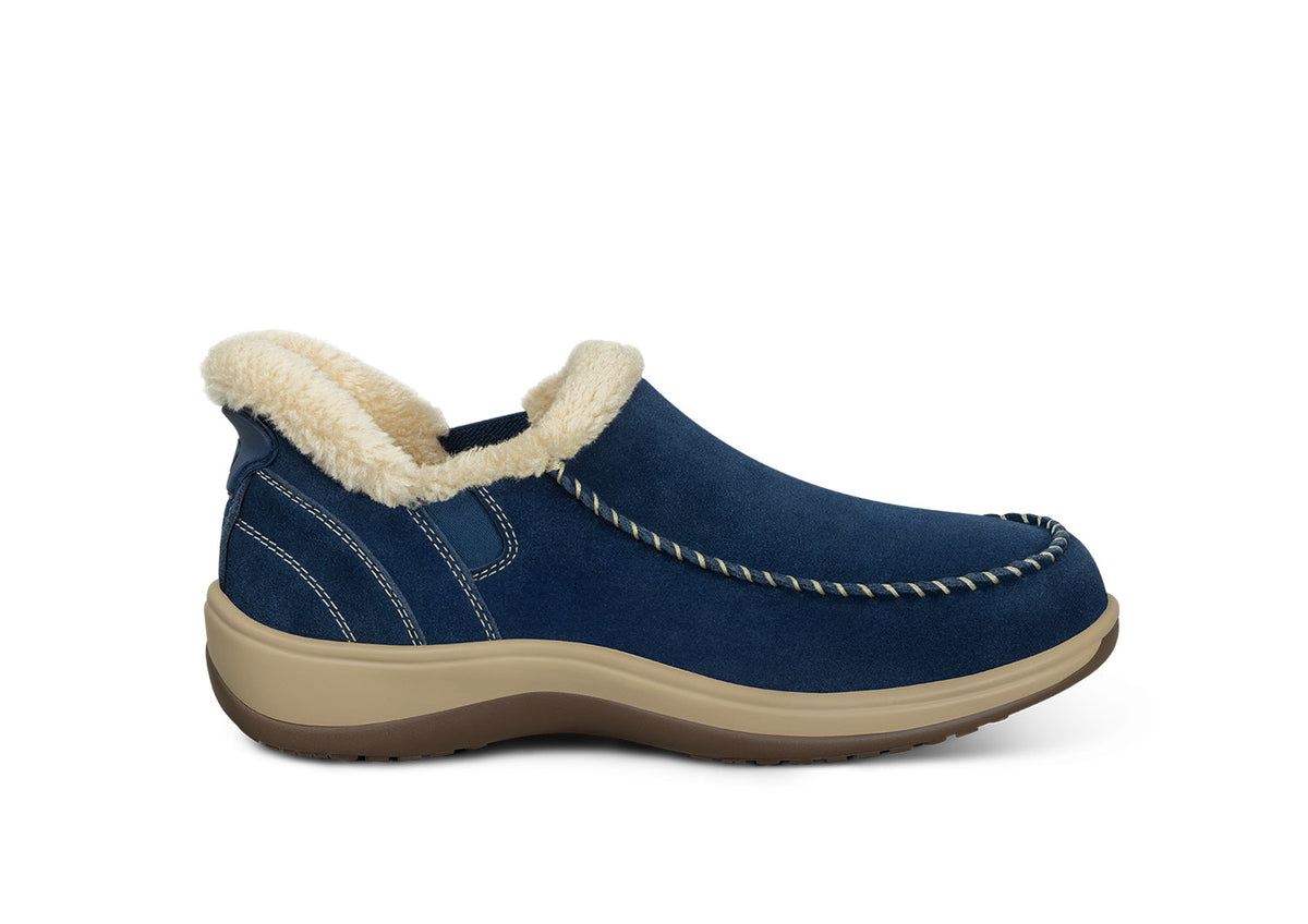Women's Lorin Hands-Free Orthopedic Slippers in Sapphire – Orthofeet®
