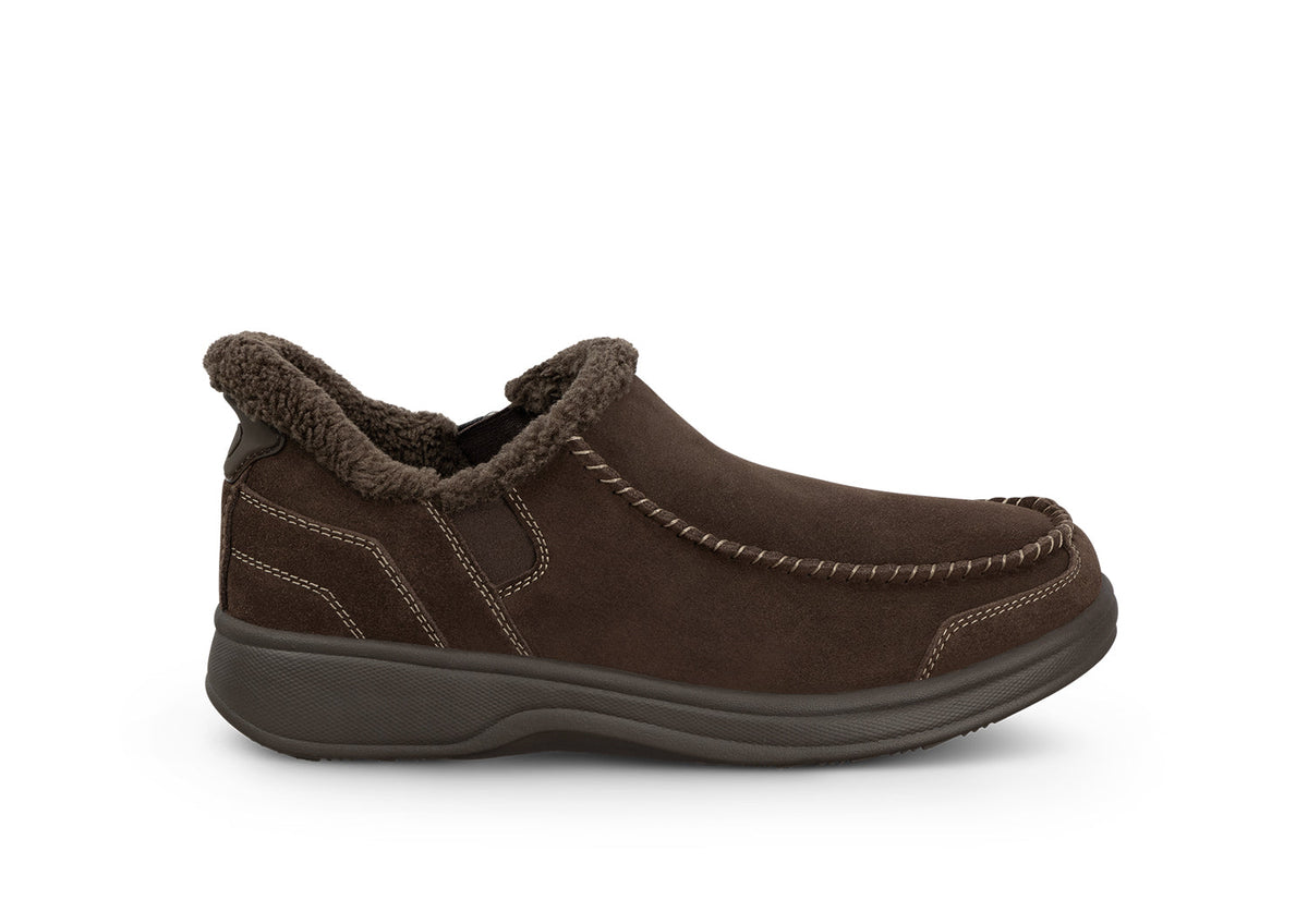 Men's Vito Hands-Free Orthopedic Slippers in Chocolate – Orthofeet®