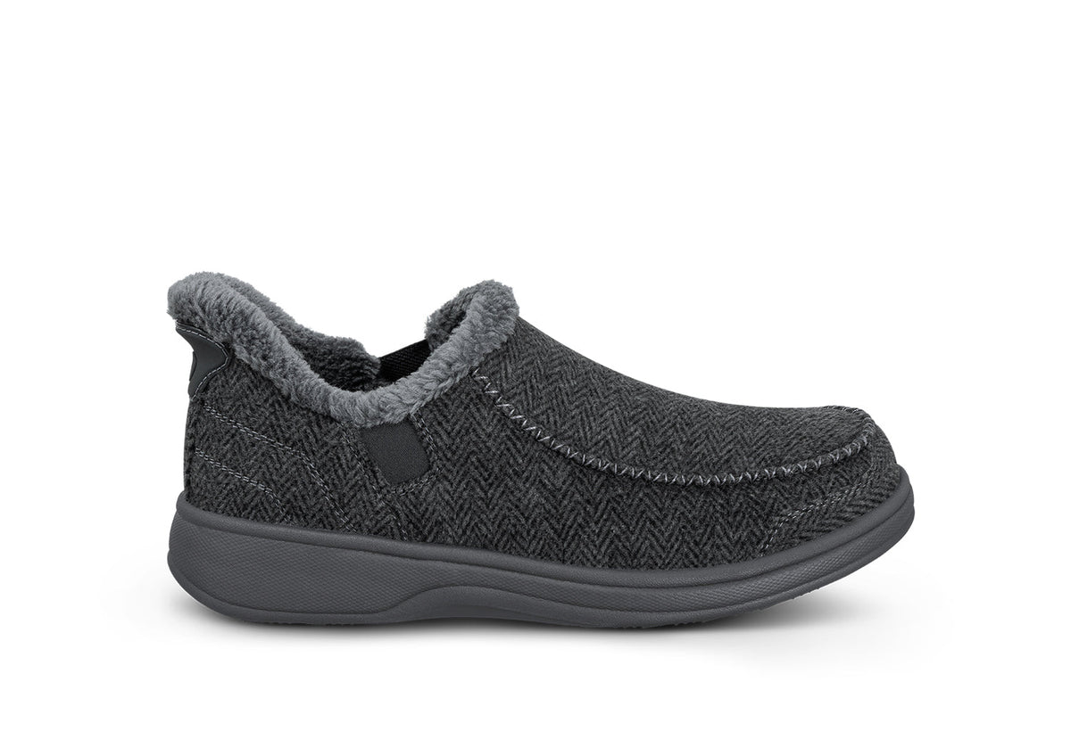 Men's Vito Hands-Free Orthopedic Slippers in Charcoal – Orthofeet®