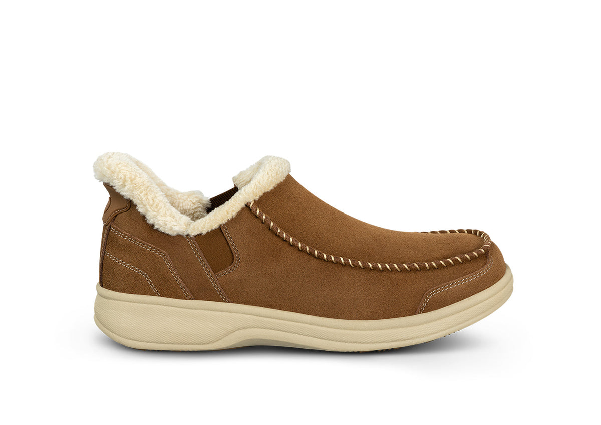 Men's Vito Hands-Free Orthopedic Slippers in Chestnut – Orthofeet®