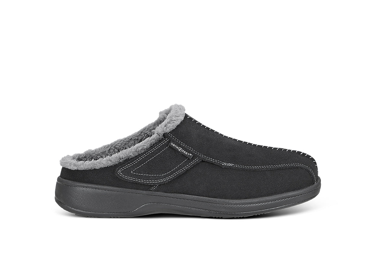 Orthofeet Asheville Slipper in black