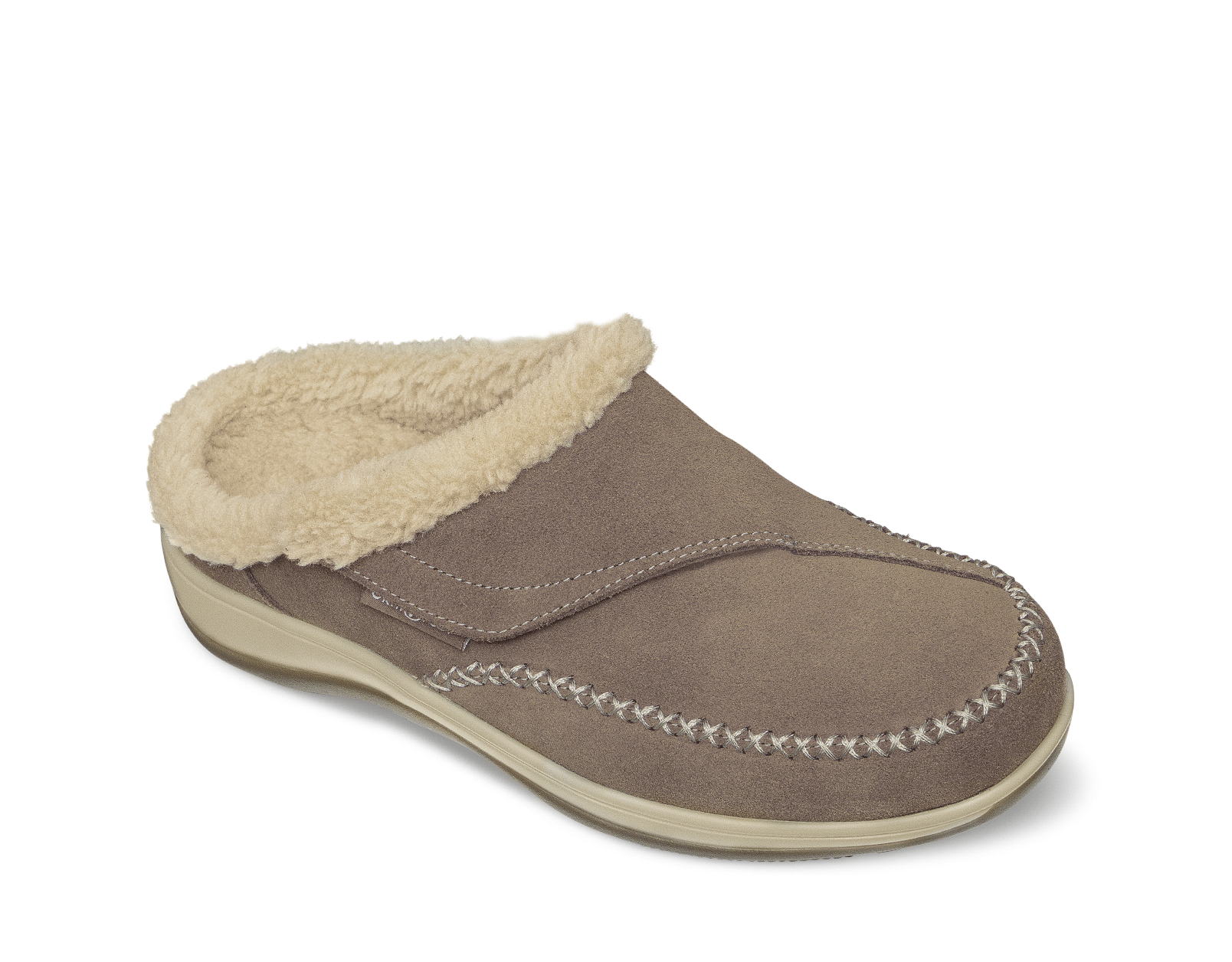 Arch Support Slippers House Shoes Charlotte Taupe OrthoFeet