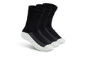 Chaussettes pour diabétiques à semelles rembourrées - Noir
