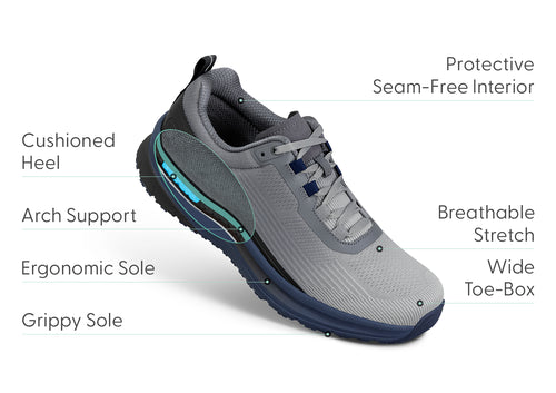 Race - Gray/Navy