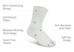Bunion Relief Socks - White