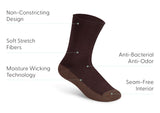 Casual/Dress Socks - Dark Brown