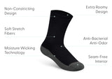 Extra Roomy Socks (Thick) - Charcoal