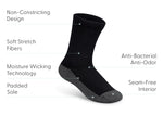 Padded Sole Socks - Charcoal