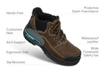 Quartz Hands-Free Work Boots - Brown