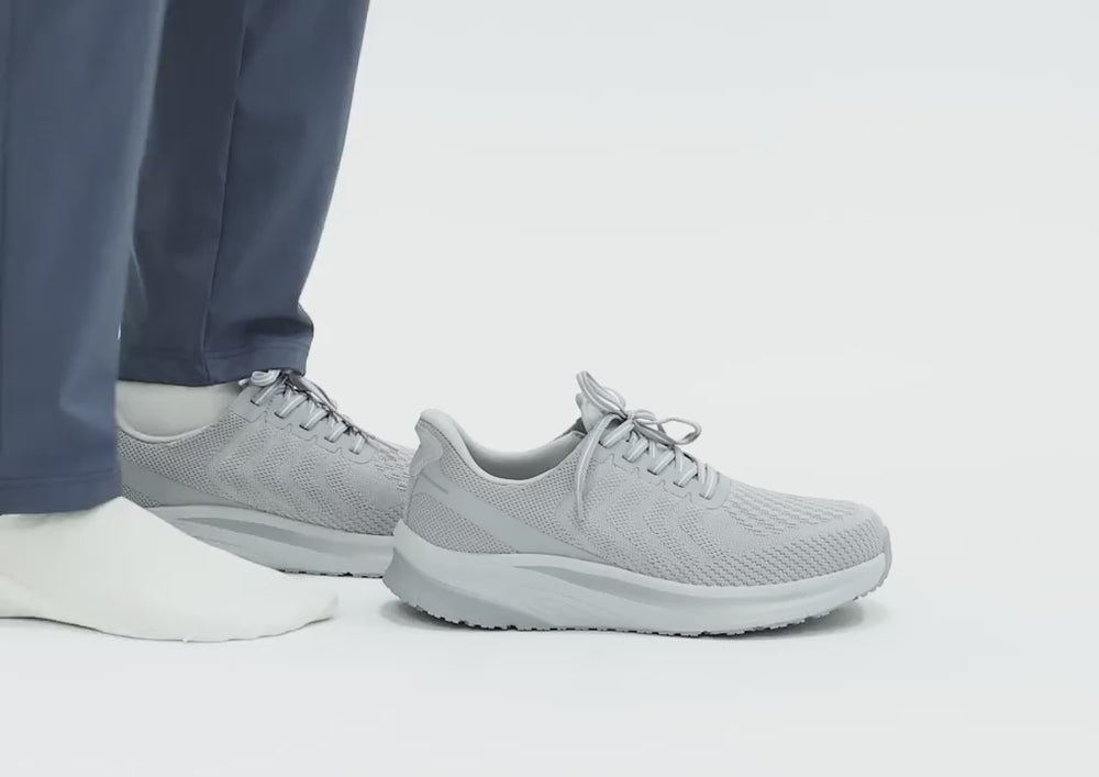 Orthofeet Gray Low Top Athletic‎ Sneakers Mens Size 10 D Orthofeet Shoes Yari 20013 Men main image 3