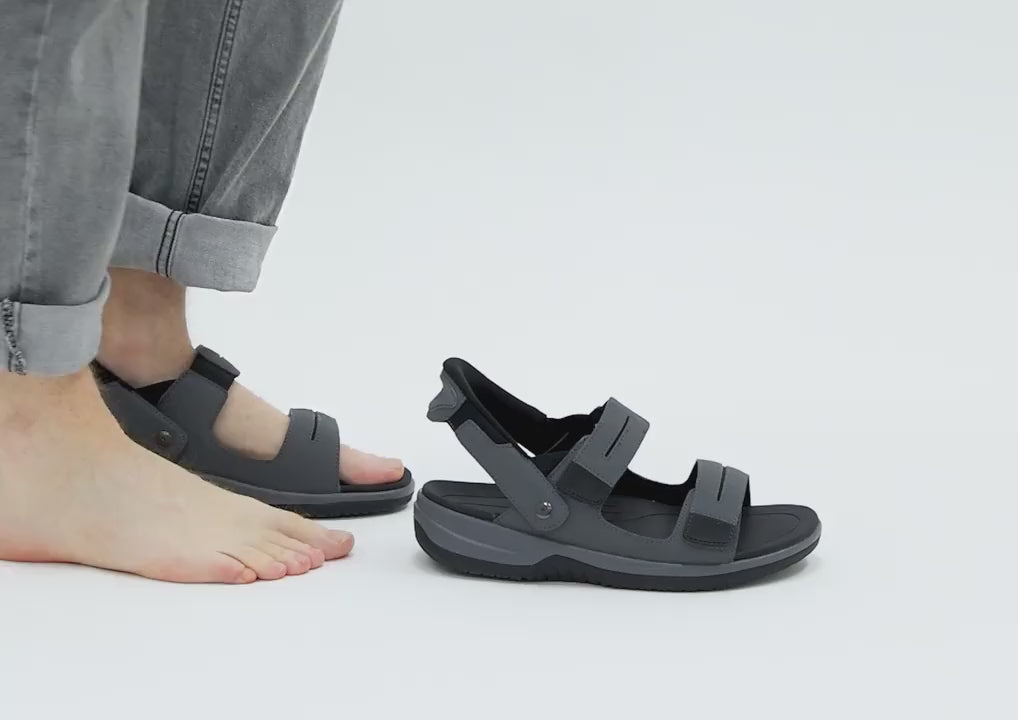 NEPTUNE GRAY MEDIUM  OF11031M 9.5 27.cm Orthofeet [ハンズフリーシューズ] Neptune – Orthofeet®