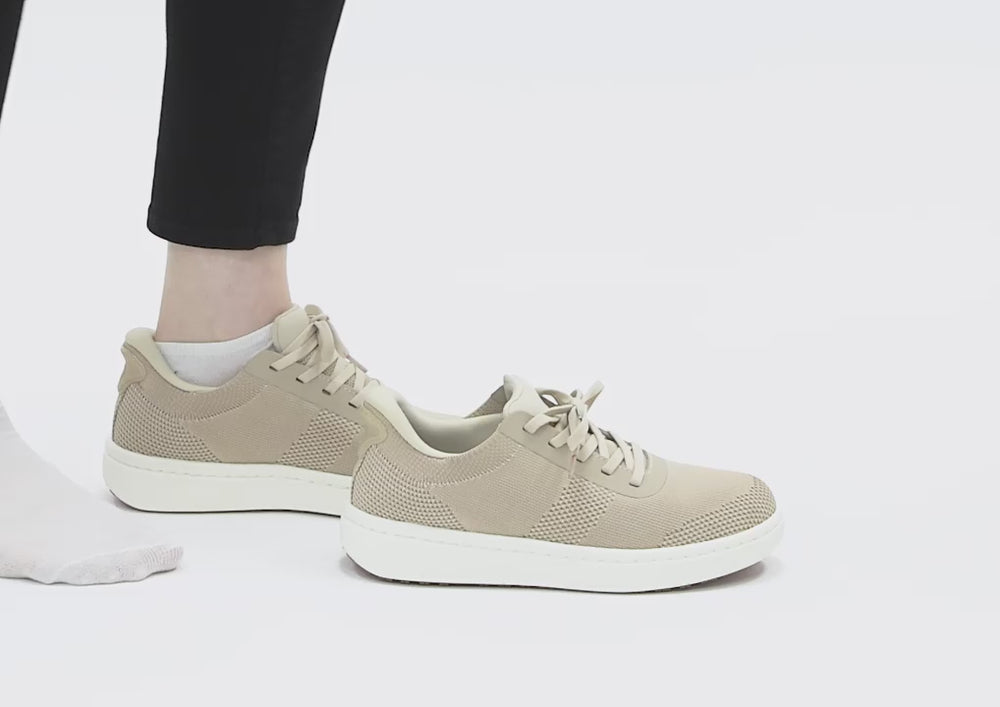 Feethit Dames Trainers Ademende Hardloopschoenen Lichtgewicht Wandelschoenen, Bruin, 36 EU