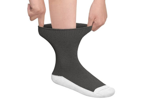 How to get Extra Roomy Diabetic Socks (Thick) Black