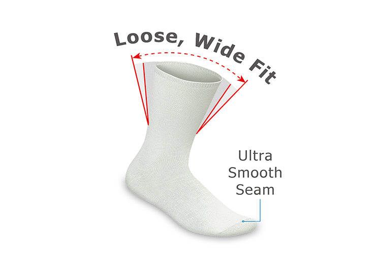 Padded Sole Sock-White